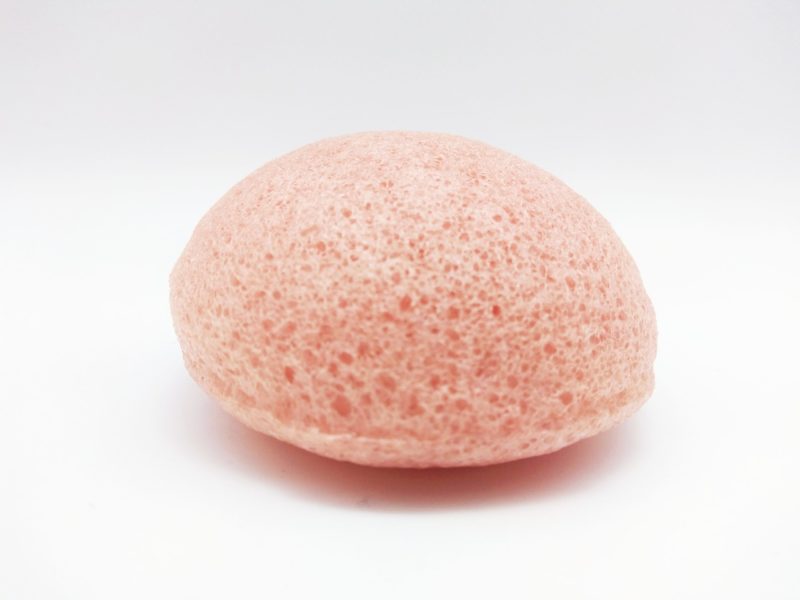 Éponge Konjac à l'argile rose